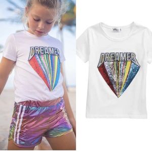 Lola + the girls dreamer jewel tee
